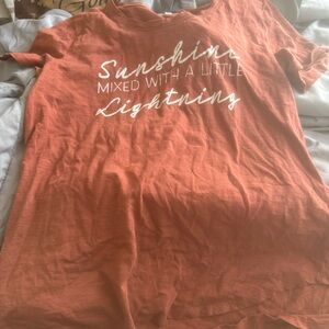 Sunshine Graphic Tee - Orange